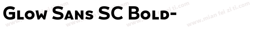 Glow Sans SC Bold字体转换